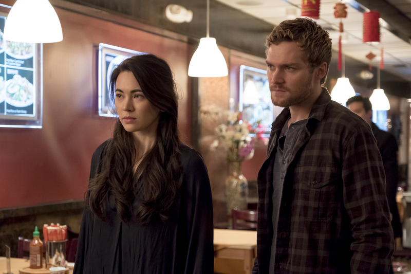 Standing around looking angry in Asian restaurants is a classic Marvel Netflix move.